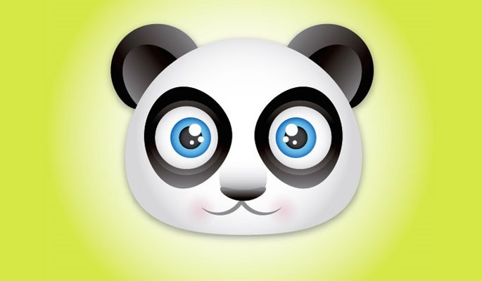 Panda Bear Face - Collection of useful illustrator tutorials