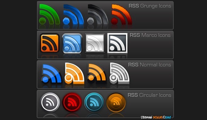 345 Free RSS Icons - Free RSS Feed Icons