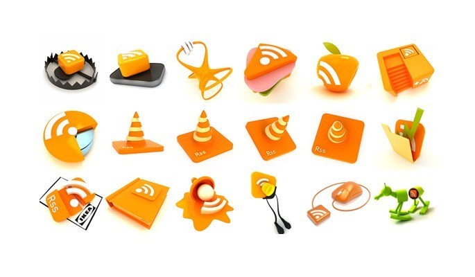 RSS feed button pack - Free RSS Feed Icons
