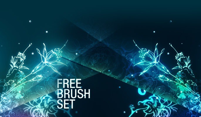 Free Floral Brushes Pack 1 - Free floral brushes for photoshop