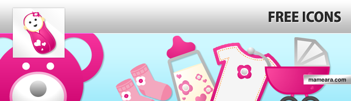 Jana free baby icon set