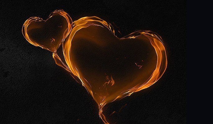 Magical Flaming Heart - Best of Photoshop Tutorials