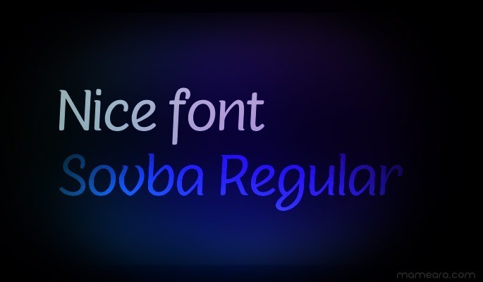 Sovba Regular - 18 High quality free fonts for creative designs