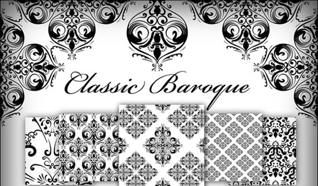 Classic Baroque - Collection of free Photoshop patterns