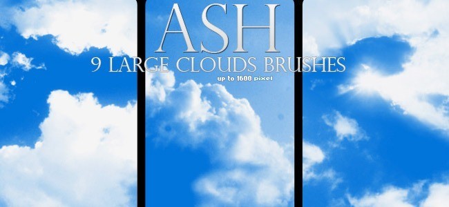 Cloud Brushes15 - 40+ Beautiful Photoshop Cloud Brushes