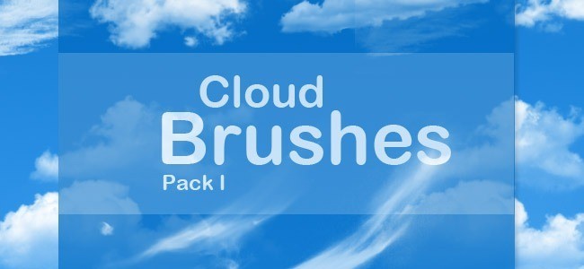 Cloud Brushes17 - 40+ Beautiful Photoshop Cloud Brushes
