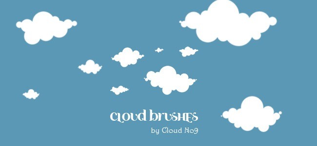 Cloud Brushes ver.1 - 40+ Beautiful Photoshop Cloud Brushes