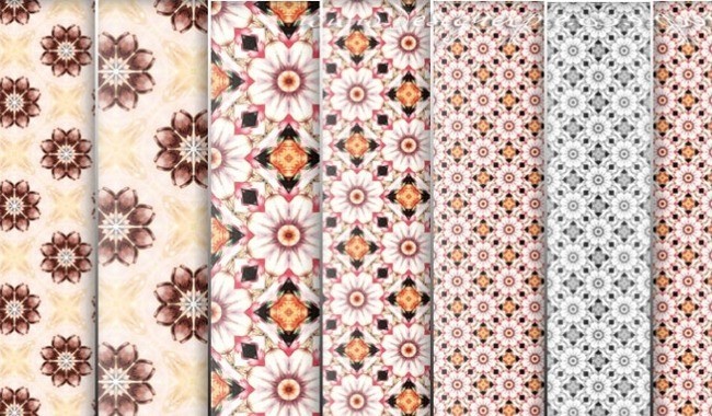 Flowers Patters - Collection of free Photoshop patterns