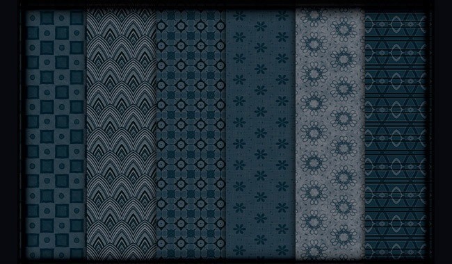 Midnight Blue - Collection of free Photoshop patterns