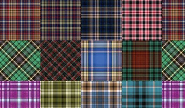 Plaid Patterns Set 4 - Collection of free Photoshop patterns