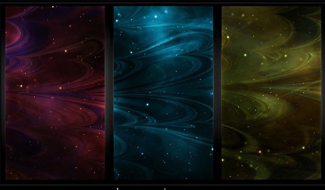 Seamless Abstract Nebula Textures - Collection of free Photoshop patterns