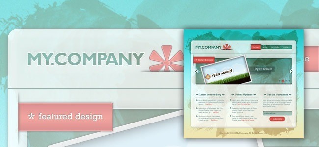 Create a Grungy Translucent Web Portfolio Design - 21 Photoshop Web Design Layout Tutorials