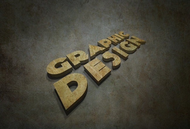 Final - 3D Text Tutorial With Illustrator and Photoshop