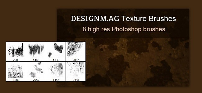High Res Texture Brushes for Photoshop - 450+ Free Grunge Photoshop Brushes