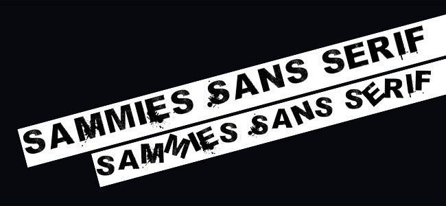 Sammies Sans Serif - Download Free Dirty Fonts