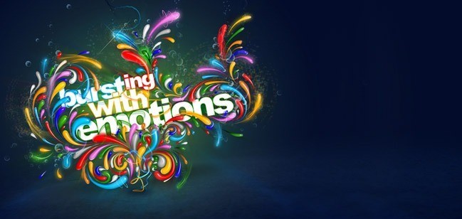 color emotions - 30 of Inspirational Typography Vol#03