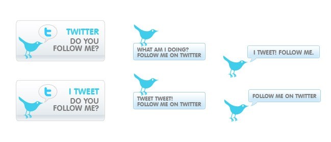 twitter13 - Twitter Icons and Buttons Collection For Your Next Design