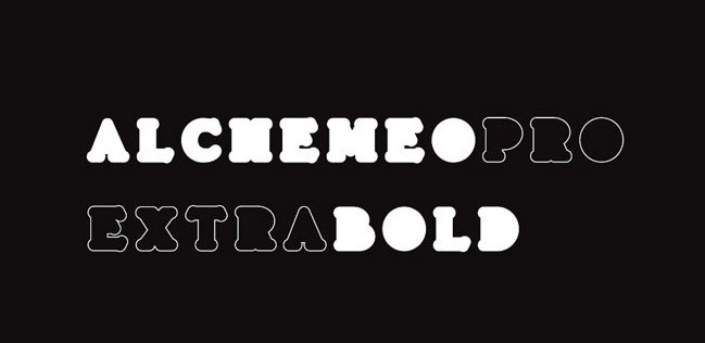 Alchemeo Pro Extra Bold - 25+ Free Heavy Bold Fonts