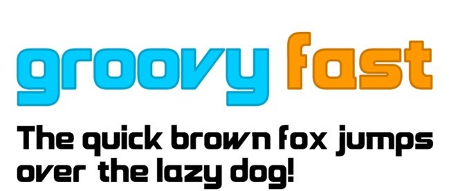 Groovy Fast - 25+ Free Heavy Bold Fonts