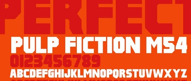 Pulp Fiction - 25+ Free Heavy Bold Fonts