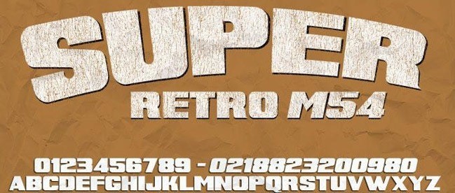 Super Retro - 25+ Free Heavy Bold Fonts