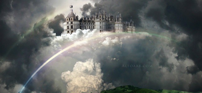 Castle in the Sky - 19 Photo Manipulation Tutorials for Photoshop #2