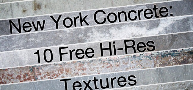 New York Concrete Textures - 60+ Free High Resolution Stone and Rock Textures