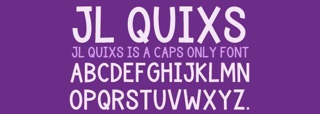 JL QUIXS - Amazing Free 18 Comic fonts