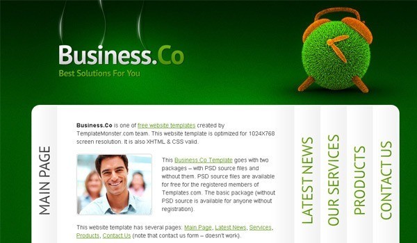 Business Website Template - Creative and Beautiful Collection of Free HTML5 &amp; CSS3 Templates