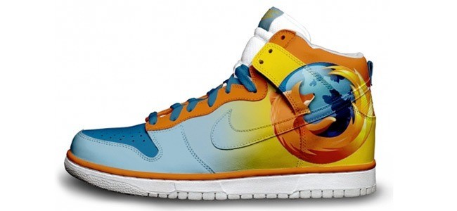 Firefox - 30+ PAIRS OF AWESOME SOCIAL MEDIA AND TECHNOLOGY SNEAKERS
