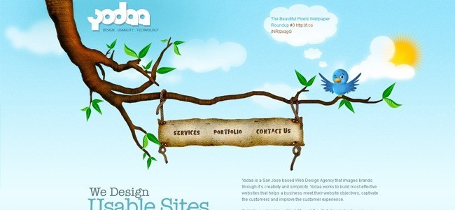 yodaa - 45 Rousing One Page Website Design Showcase