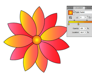 T39 16 - Illustrator Quick Tutorials: Creating A Vector Flower