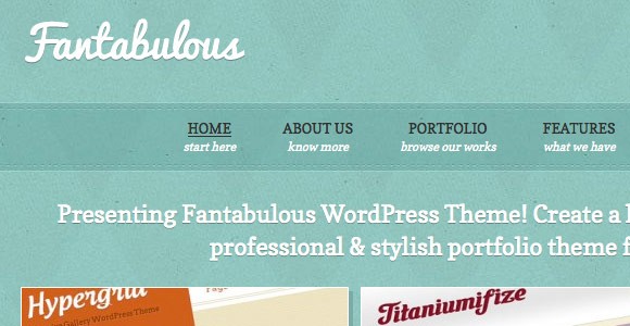 custom homepage1 - Fantabulous Premium WordPress Theme