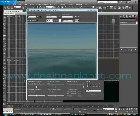 3d man real water - 3D real water animation and sea view
