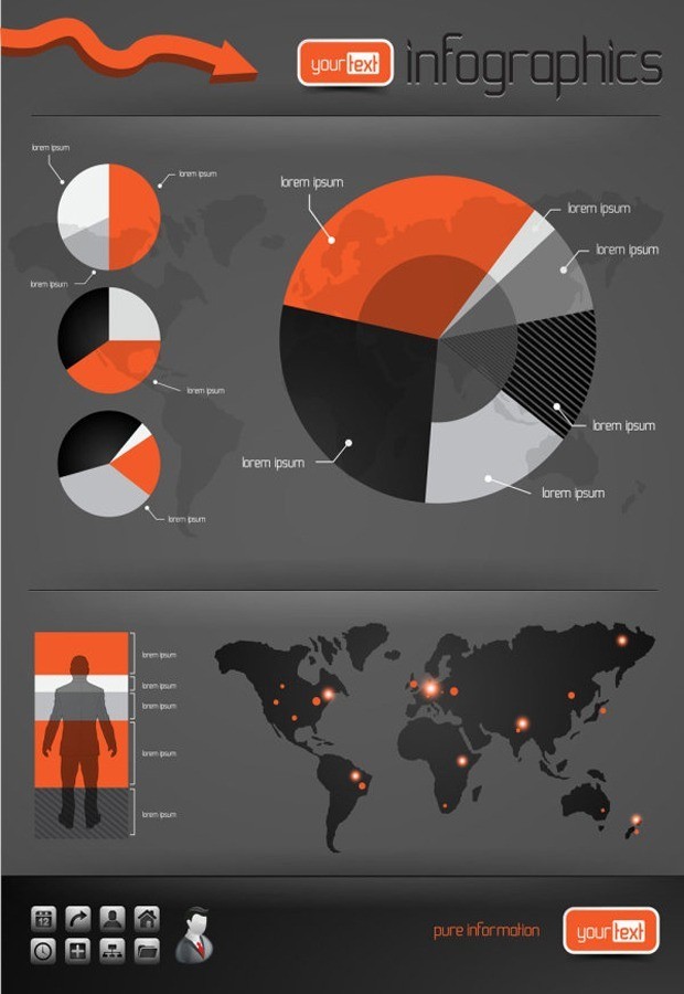 infographic large vectorgab - Free inforgraphic Elements Vector Design