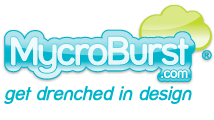 logo - MycroBurst Drenches Their Customers in Design