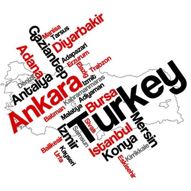 turkey large vectorgab - Turkish national territory Vector