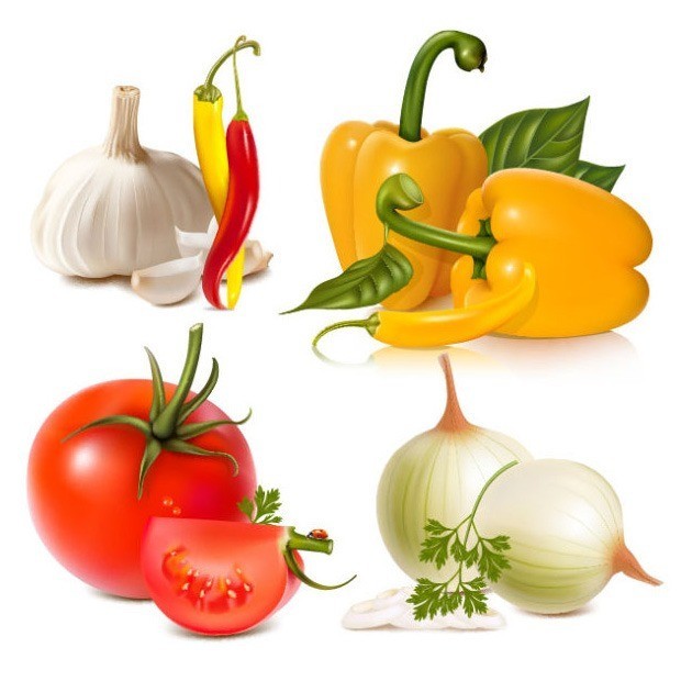 Vegetables large vectorgab - Free Vector Vegetables Free Download