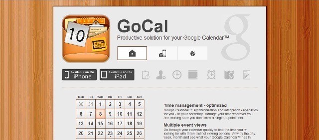 GoCal - 7 apps to help you get through your busy day.