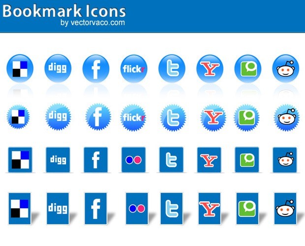 bookmark large vectorgab - Social Icon Bookmark Vector