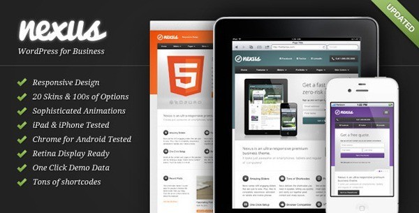 html5 templates4 - Great Examples of HTML5 Responsive Website Design