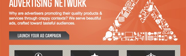11 homepage 650x198 - A Collection of Creative Homepages