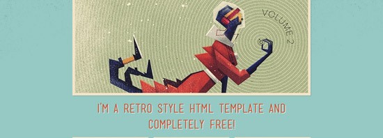 Free html website template 3 550x198 - 40 Well Designed Free HTML5 and CSS3 Templates