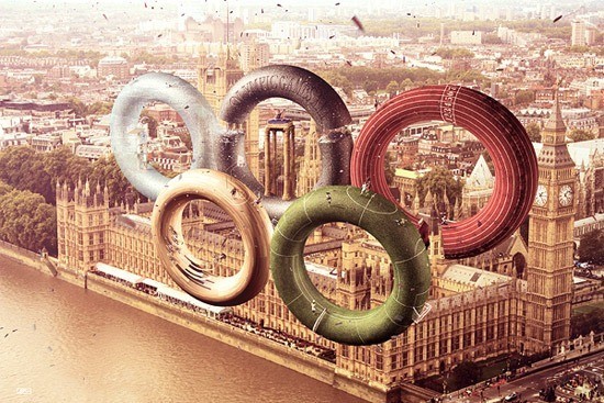 olympic inspired 2012 artwork 1 - London 2012 Olympic Inspired Artwork