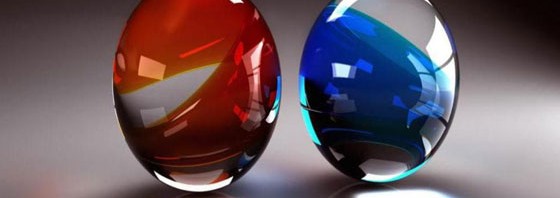 Glass Eggs 560x198 - 20 Beautiful & Cool iPad Wallpapers
