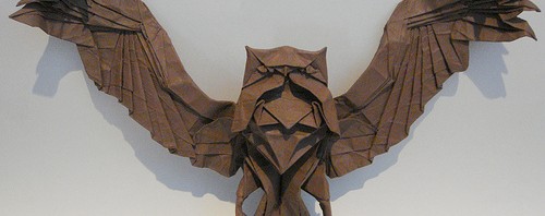 Bat 500x198 - 25 Amazing Origami Animals