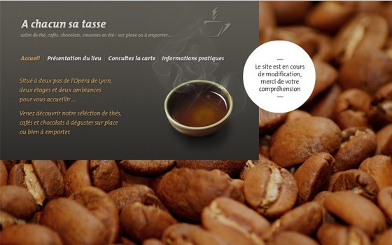 Coffee Website Designs81 - Why you should be Clever while Stealing Web Designing Inspirations