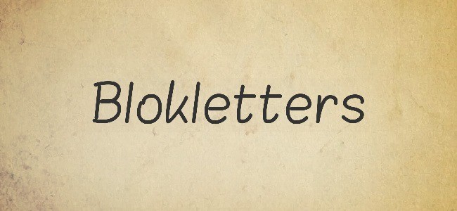 Blokletters - Free Handwritten Fonts