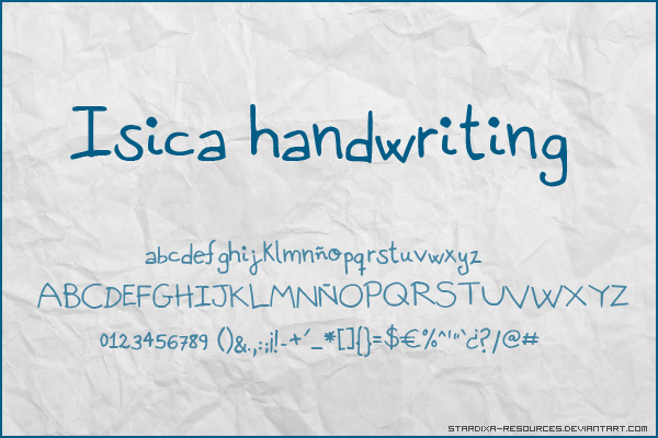 isica handwriting font by stardixa resources d3kzukx - Free Handwritten Fonts