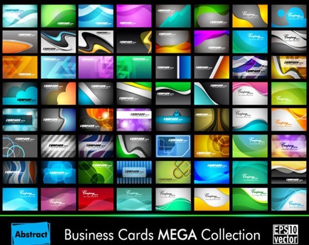 bcard l - Large Collection Of Business Cards Vector
